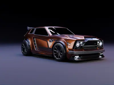 Fennec car model from Rocket League 3D model