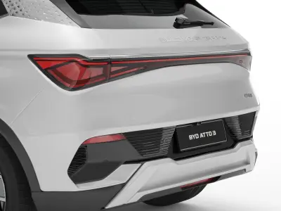 2024 BYD Atto 3 With Interior 3D model