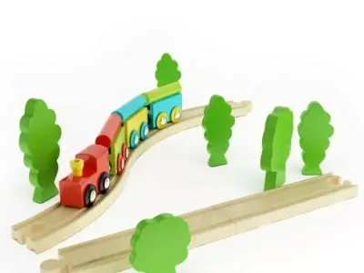 Toy Train 3D model