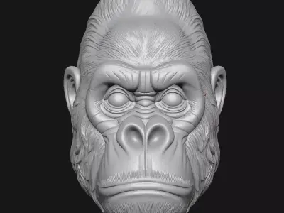 gorilla 3D print model