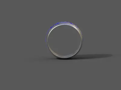 High-Quality 3D Ring Model Pack 4 Low-poly 3D model