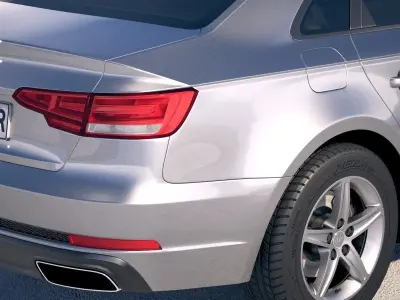Audi A4 Sedan 2019 3D model