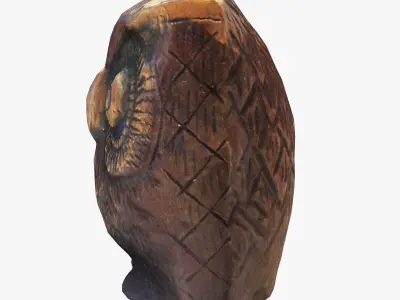 Figurine Owl 3D model