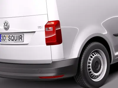 Volkswagen Caddy Cargo VAN 2016 3D model