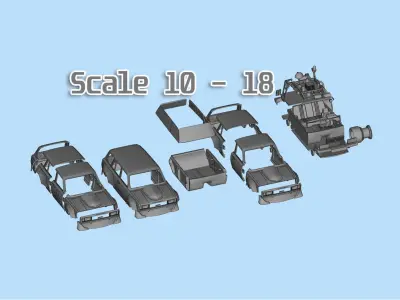 Ghostbusters Ecto Lada Riva Nova Scale Car Model Kit 3D print model