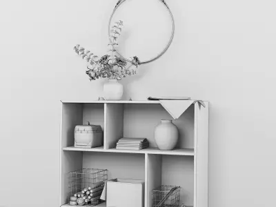 Decorative set - Scandinavian Designs 3D model