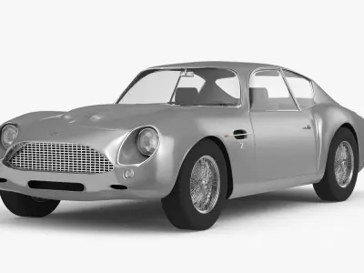 Aston Martin Zagato db4 3D model