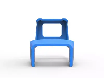 Shell of Vintage Supermodified stock car Version 2 Scale 1 to 25 3D print model