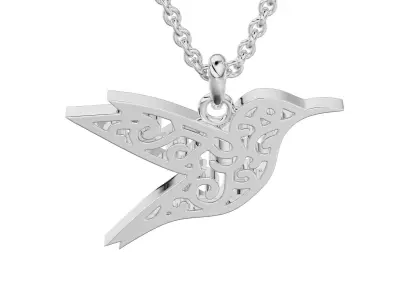 Pendant Bird 03 3D print model