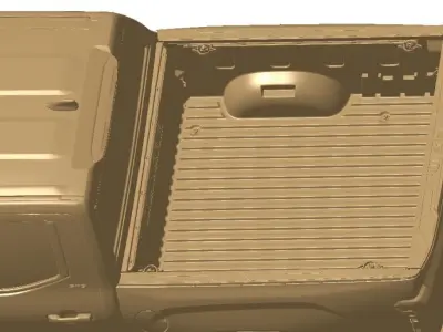 Toyota Tundra SR5 Crewmax 55 2022 Exterior 3d scan model 3D model