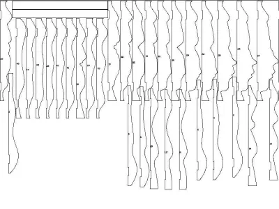 Parametric Wood Wall Decor Human Head and CNC File 3D model