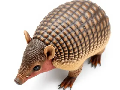 Armadillo Model Pack for D Rendering and Game Development Low-poly 3D model