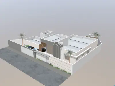3d model mansion 3D model