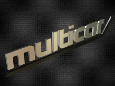 multicar logo 3D model