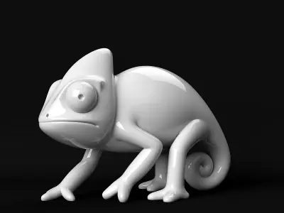 Chameleon 3D print model