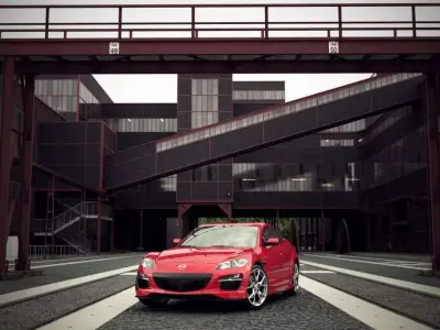 Red Car Mazda X8 In Garage Archexteriors Vol 15 3D model