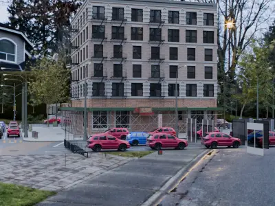 city noktahs Low-poly 3D model