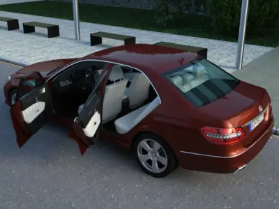 Mercedes-Benz E-Class 2009 3D model
