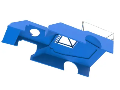 Shell of Outlaw Figure 8 Modified stock car Scale 1 to 25 3D print model