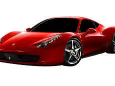 Ferrari sports car Low-poly 3D model