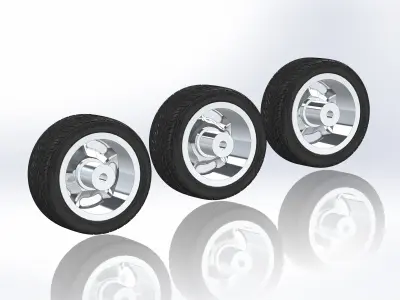 Custom wheels US Mags Rio Grande for your scale model 3D print model