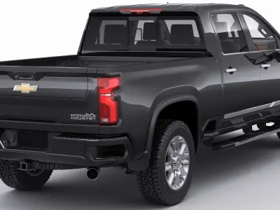 Pick-up Truck Silverado 2500 HD 2024 High Country 3D model