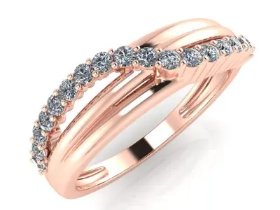 light weight gold diamond rings-C111116SKCH2026017-wt-0-5 3D print model