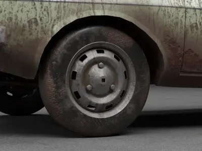 Renault 12 TSW Low-poly 3D model