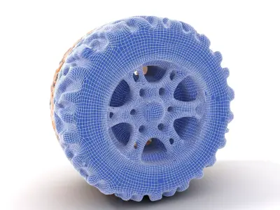 Steampunk Engine Model Pack Low-poly 3D model