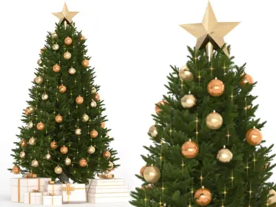 christmas tree 01 3D model
