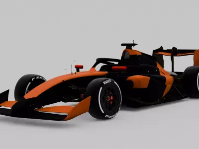 FIA F3 2025 Low-poly 3D model