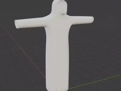 medival cape Free 3D model