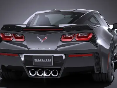 Chevrolet Corvette Grand Sport CG 2017 3D model