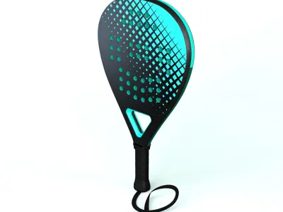 Padel Tennis Racket 3D model
