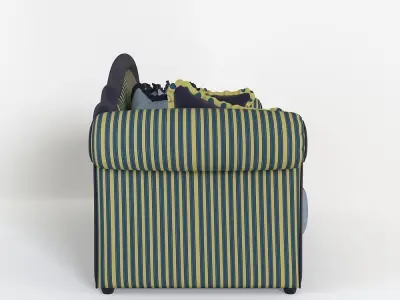 Ferettie Ferretti sofa 3D model