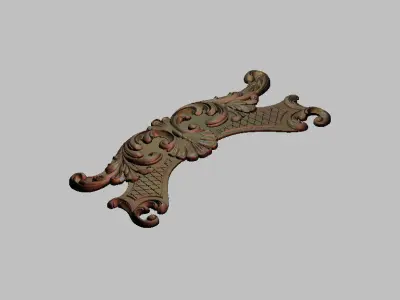 Decor 4 ornate corbel 3D print model