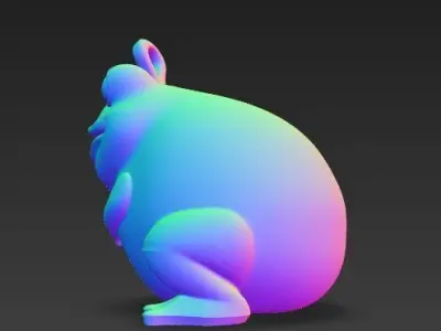 Cute Frog Keychain  3D Printable Happy Amphibian Model 3D print model