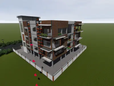 2 FLOOR APARTMENT 3D model