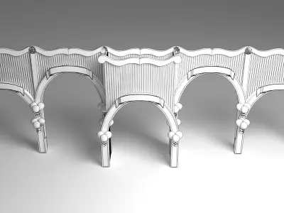 Carnival Entry Gate 3D model purchase