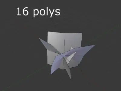 Low poly Plant Low-poly 3D model