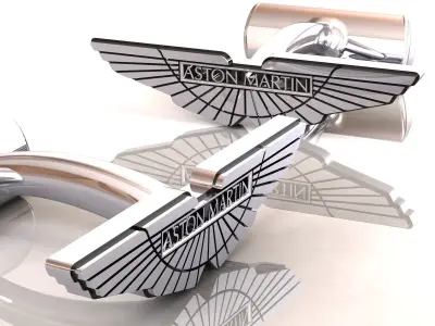 Cufflinks Aston Martin 3D print model