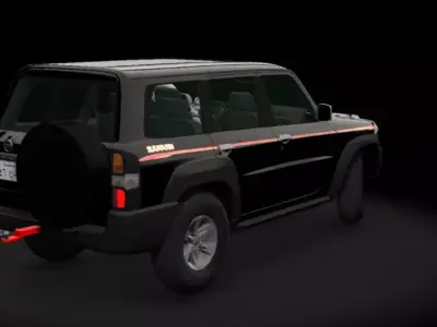 nissan patrol 3D model