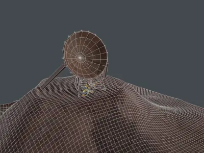 THE CLAM GLAM JUMP Low-poly 3D model