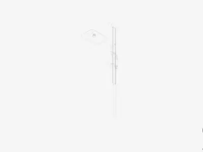 Shower - Twin - Luxury - XY Orli Low-poly 3D model