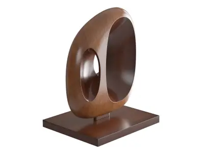 Abstract sculpture 3D model