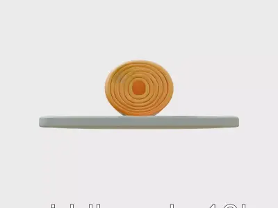 Gymnastics Safety Mat with Soft Padding Low-poly 3D model