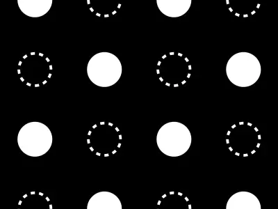 curtain with stripes 3D model