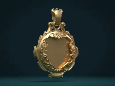 Empty Pendant II 3D print model