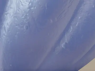  Twisted pear shaped candle  3D model