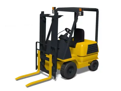 forklift truck 3D model get